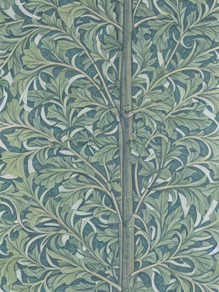 Hickory 2 tree Vintage Botanical
