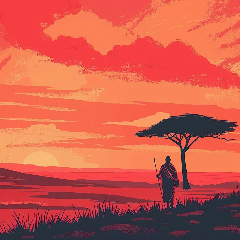 Sunset In The Savannah 6