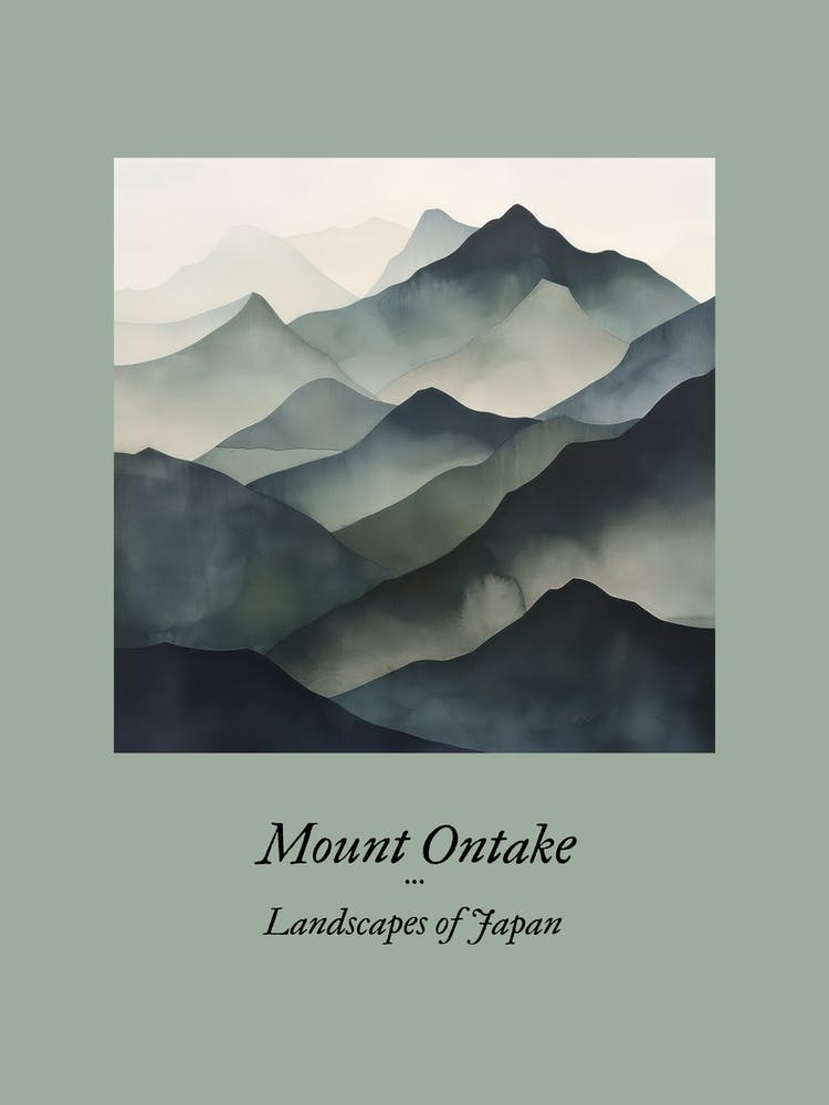 Landscapes Of Japan Mount Ontake 21