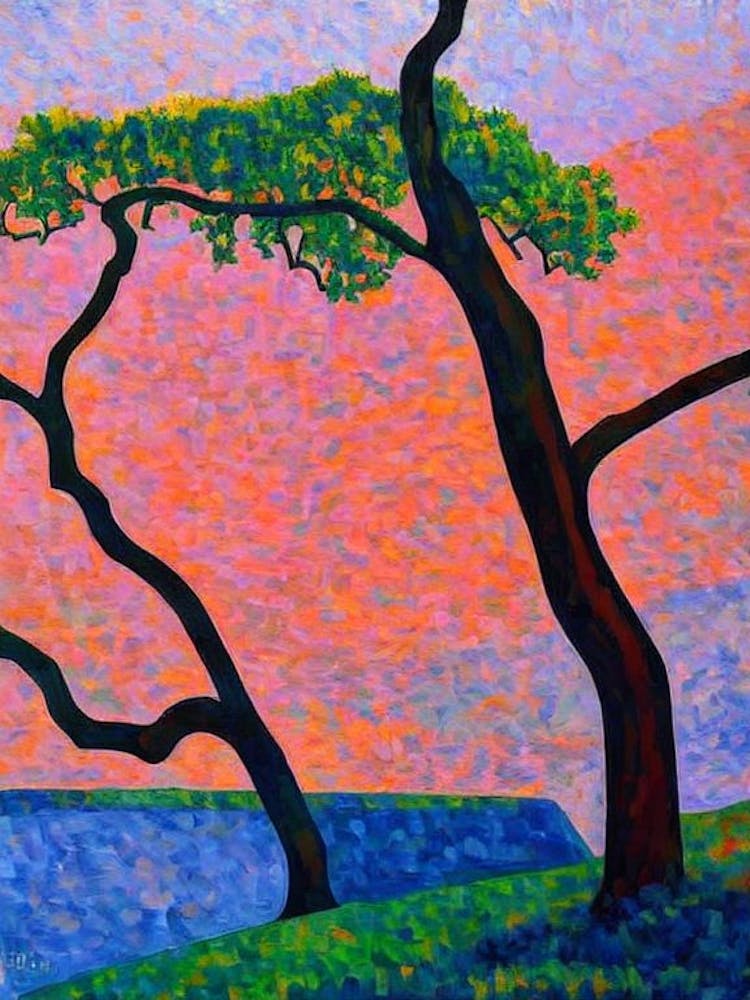 Sand Live Oak Tree Cubist