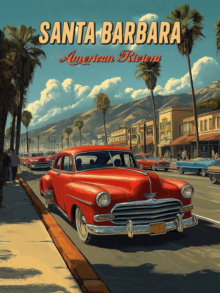 Vintage Santa Barbara, California