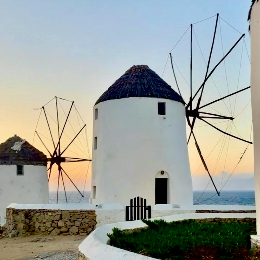 Windmills In Mykonos