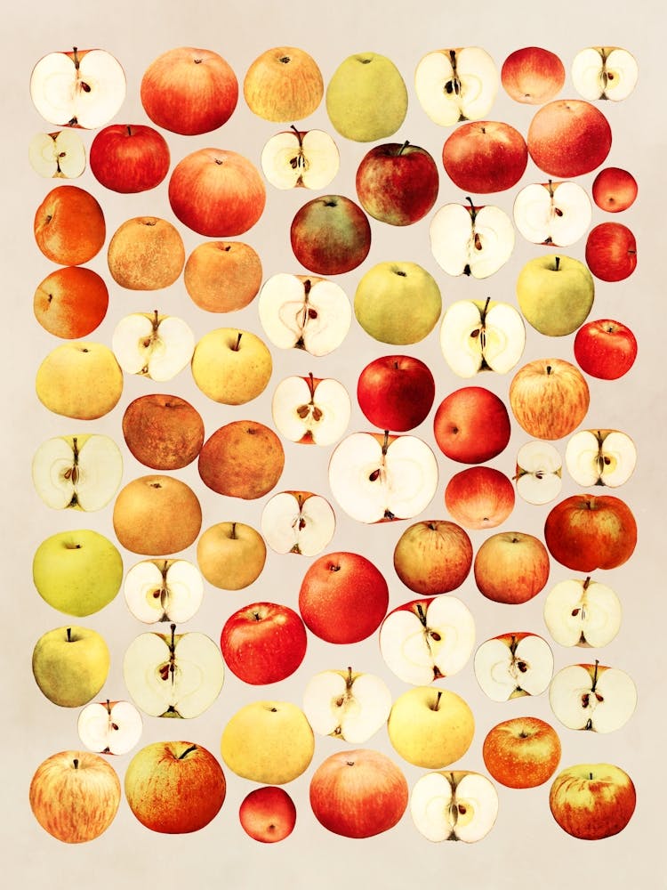 An Apple a Day Beige