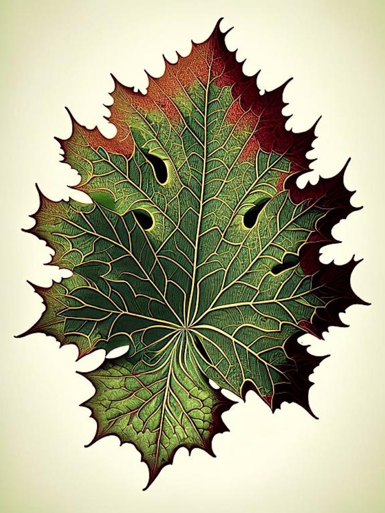 Maple Leaf Vintage Botanical 2