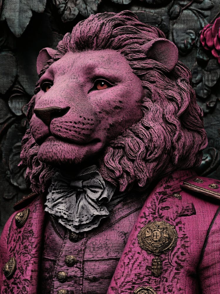 Lion - British Empire in Pink