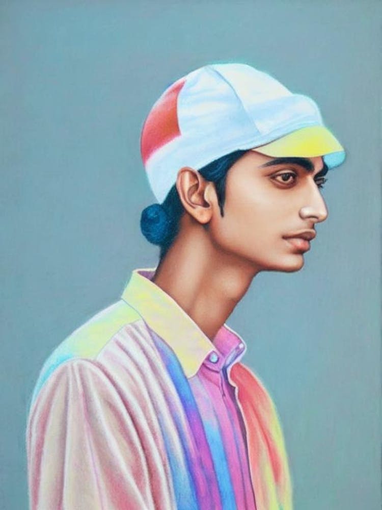 Anirudh Ravichander Colourful Illustration