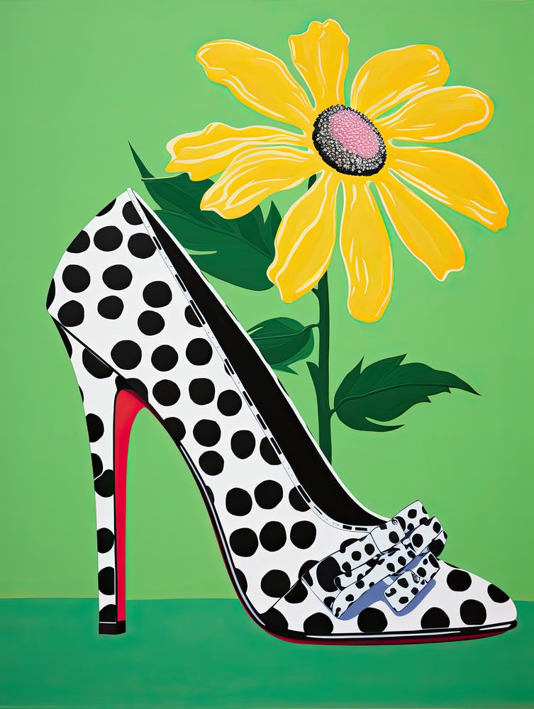 Petal Steps: A Dance of Shoes and Blooms