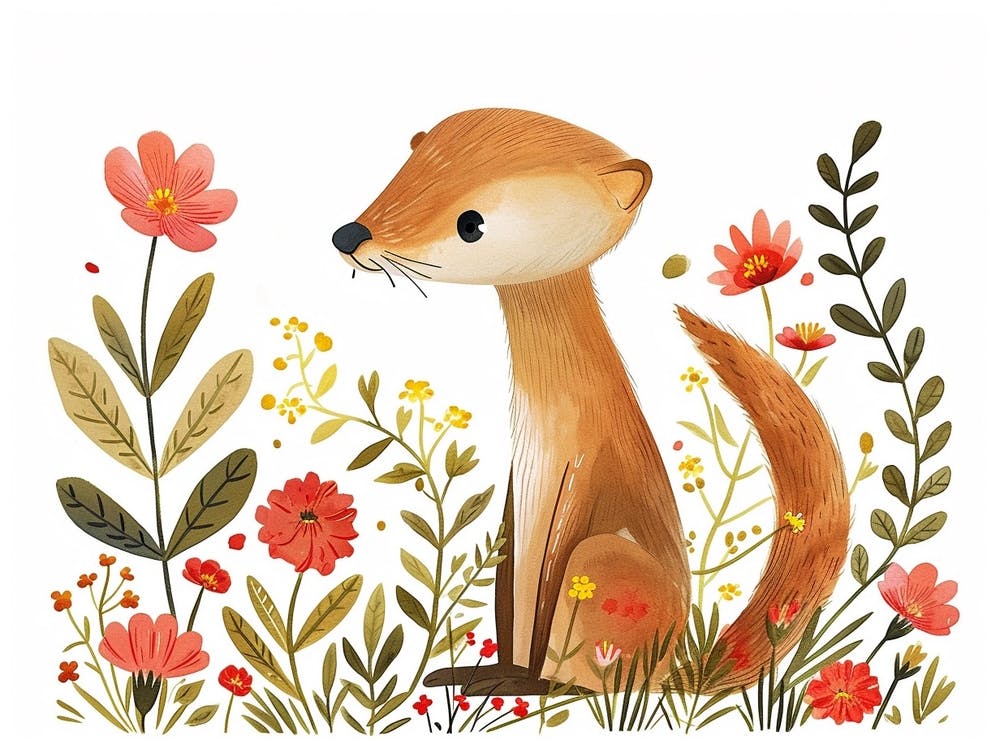 Little Floral Ferret 2