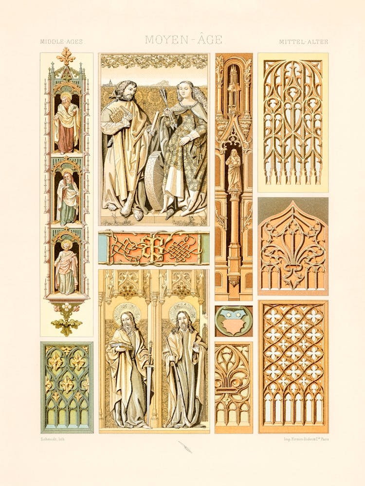 Motif du Moyen Âge, Albert Racine (18)