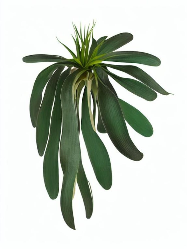 Mistletoe Cactus (Rhipsalis Baccifera) Watercolor