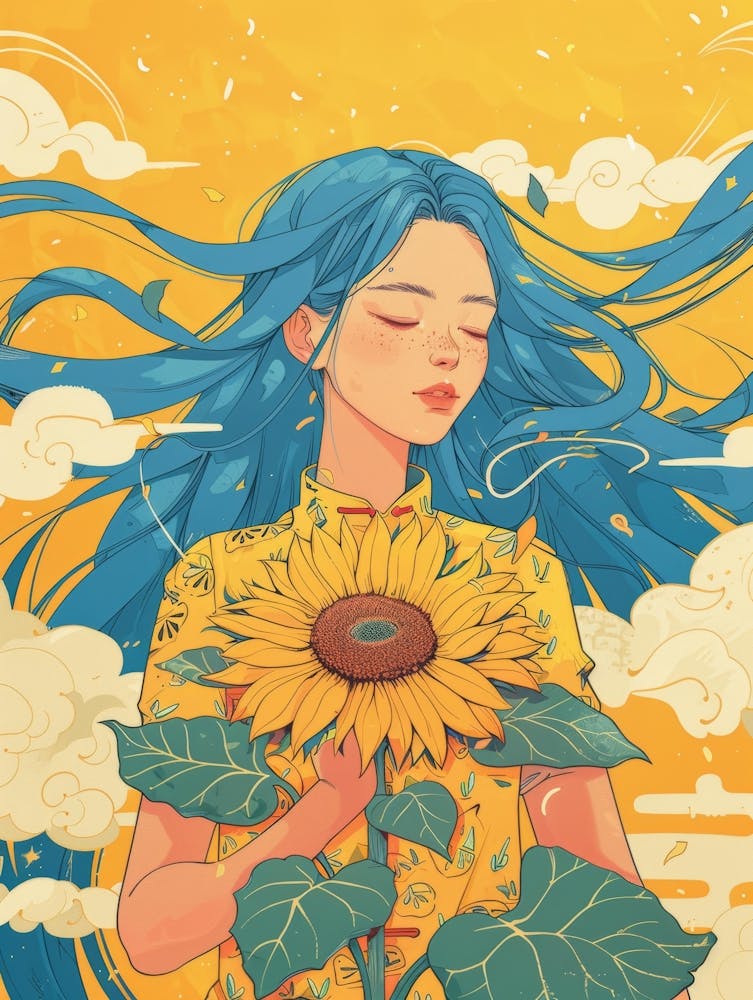 Sunflower Girl 18