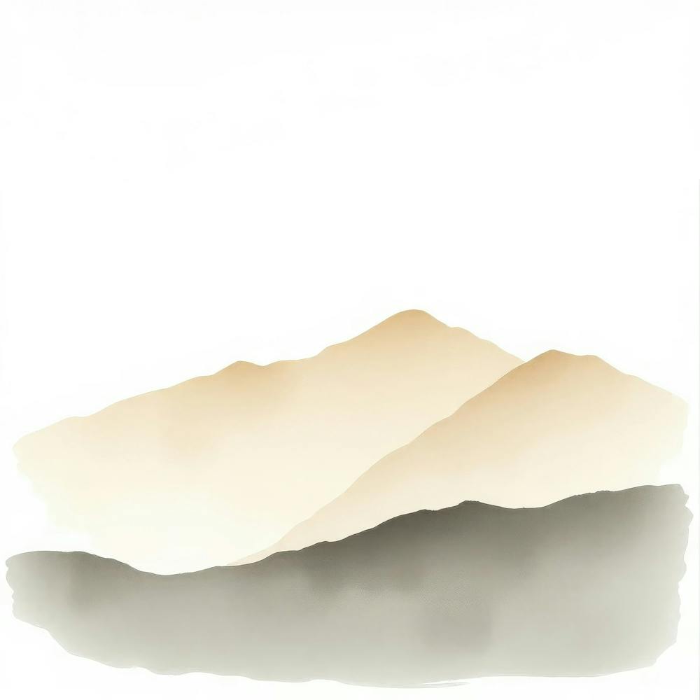 Watercolor Mountains 1
