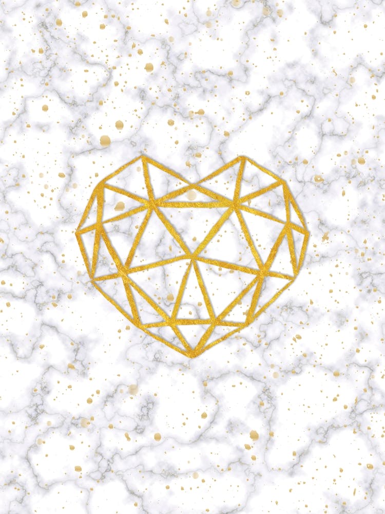 Elegant Marble Heart