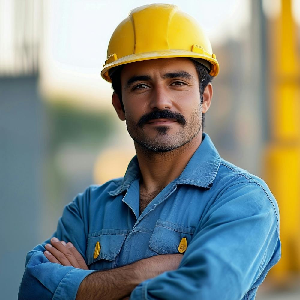 Portrait Of A Construction Worker