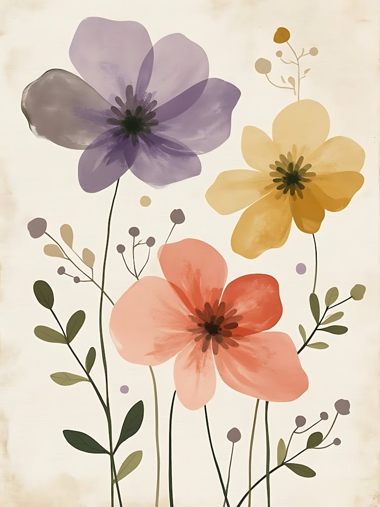 Blush-Toned Botanical Grace