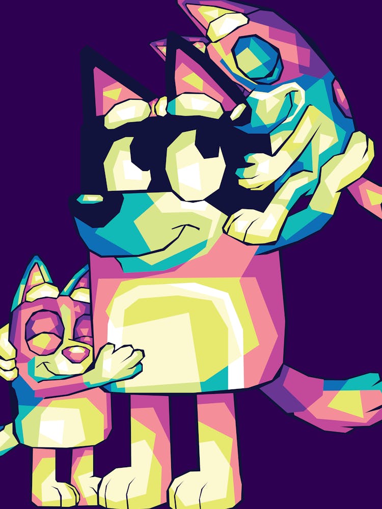 Bluey Dad Wpap