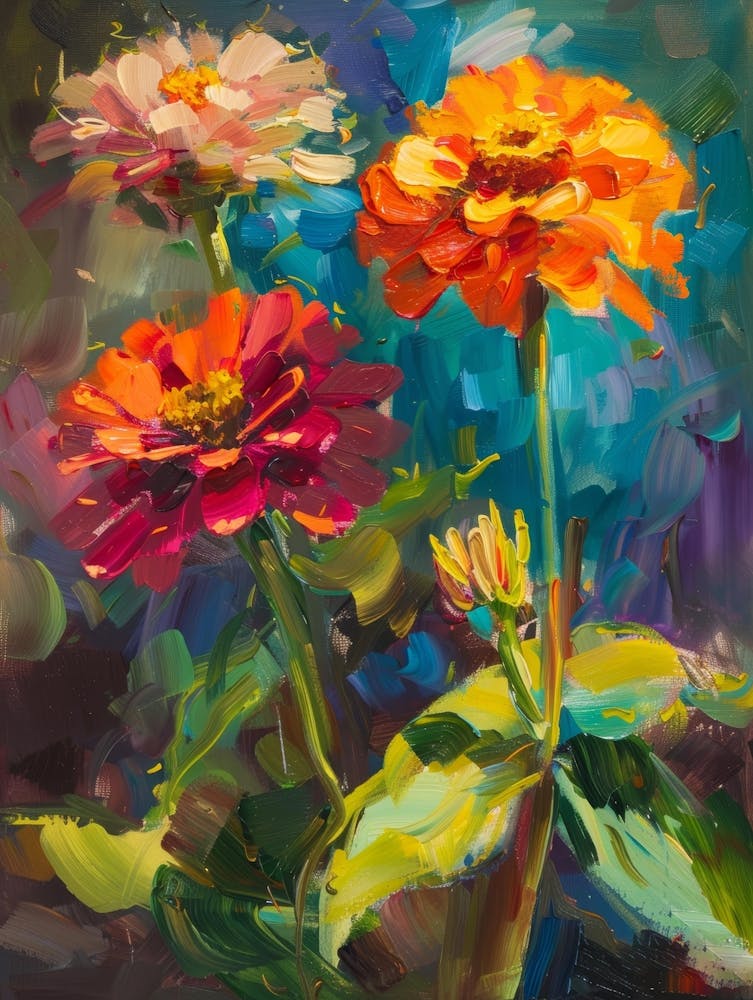 Zinnias 13
