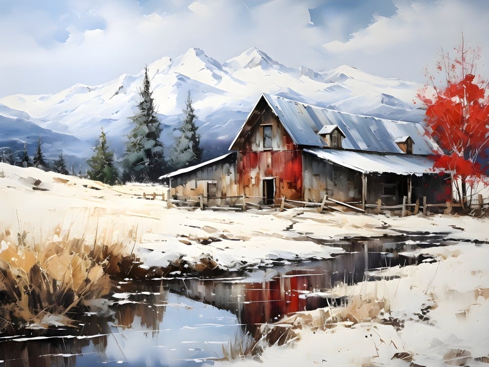 Old Stone Farm Winter 9