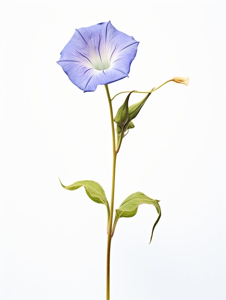 Pressed Flower Botanical Art Morning Glory 1