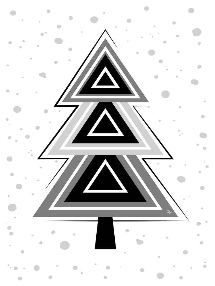 Nordic Grey Xmas Tree