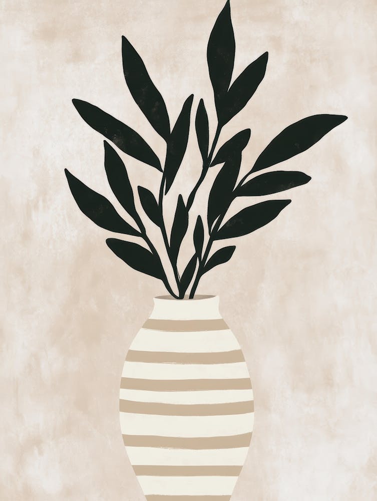 Vase Rayé 1