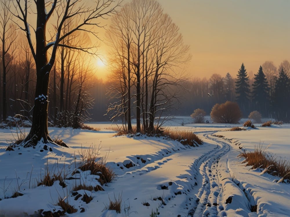 Winter Landscape art 1