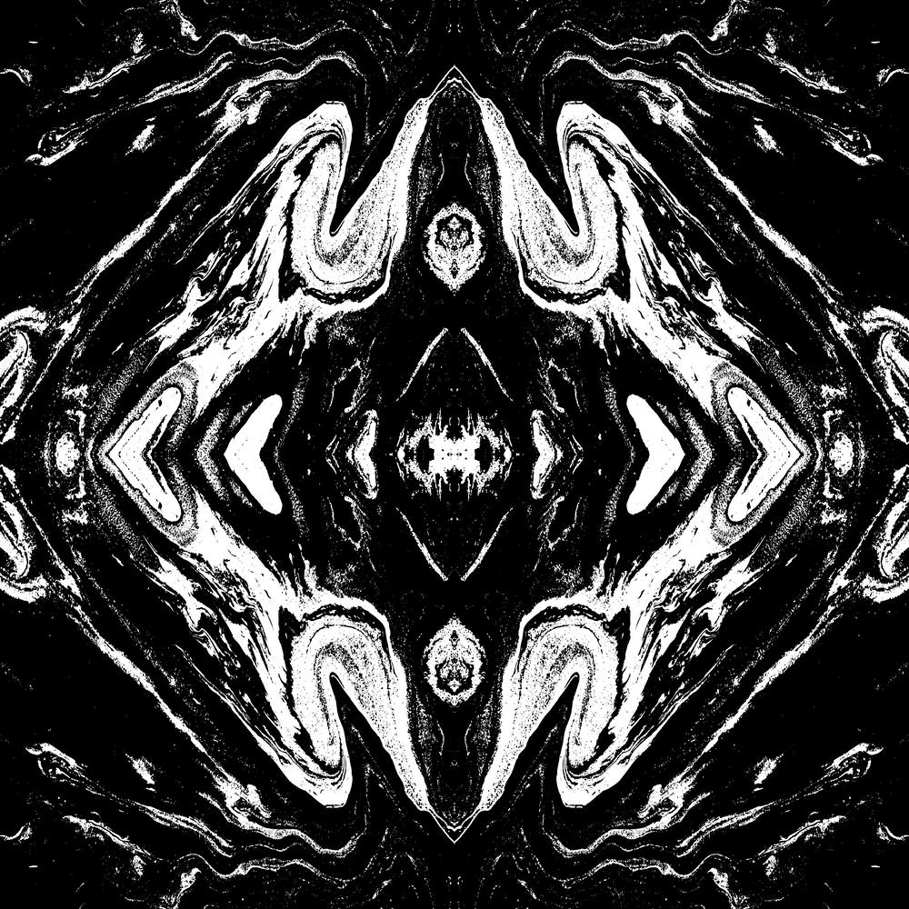 Abstract Black And White Painting 1