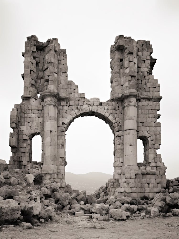 Byblos, Lebanon, Black And White Photography 1