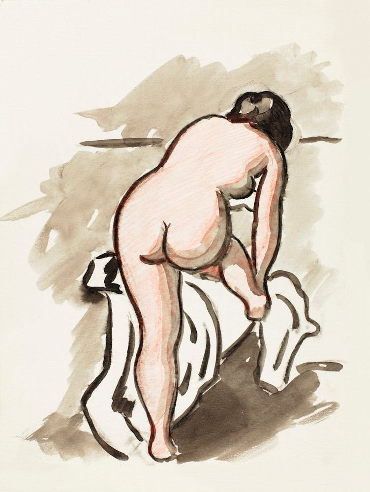 Nude On The Beach