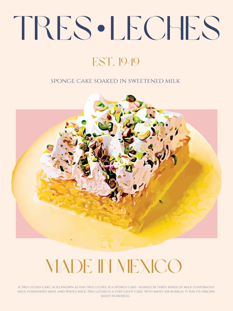 Tres Leches Mid-Century