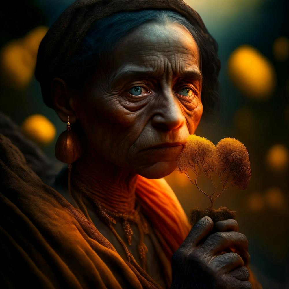 Portrait Of An Old Woman
