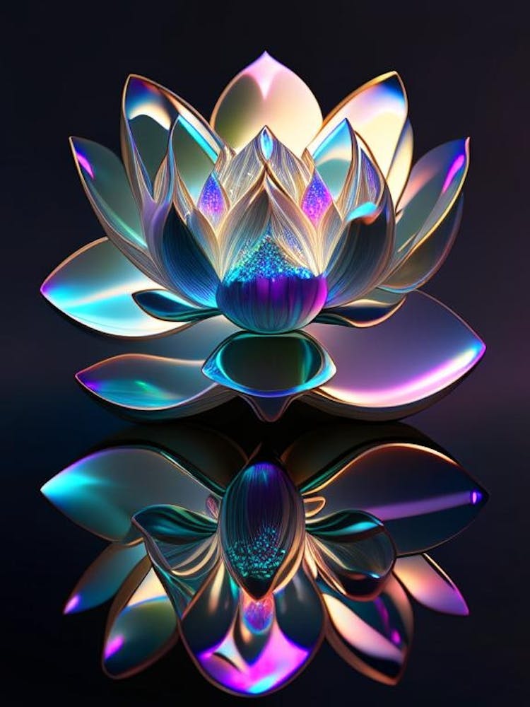 Double Lotus Holographic 5