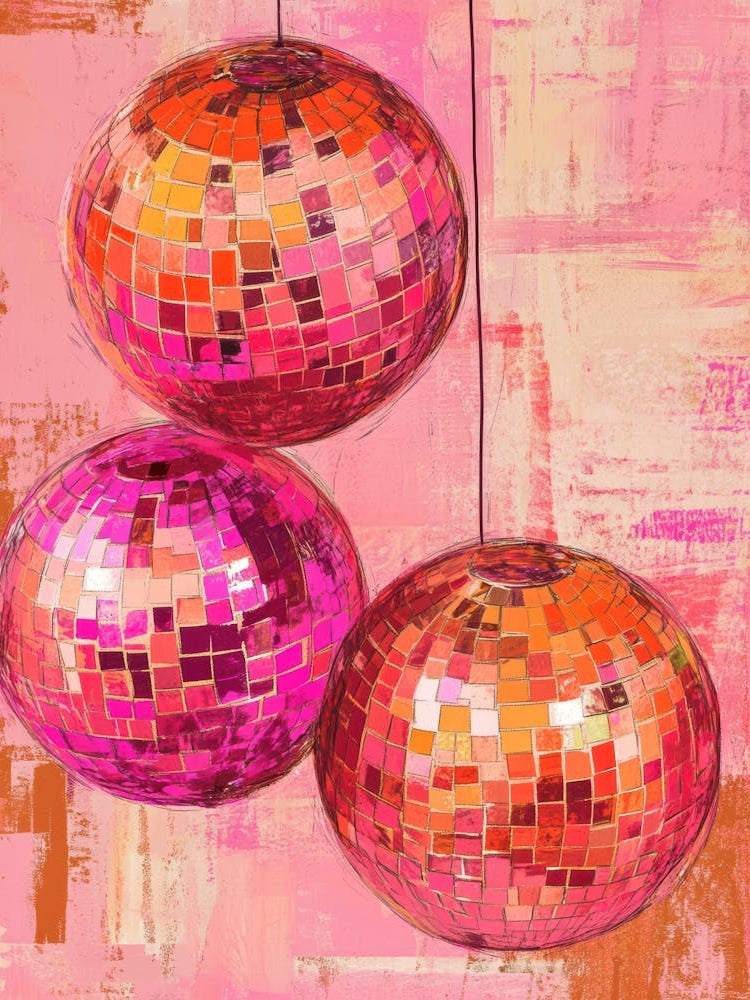 Disco Balls Canvas Print