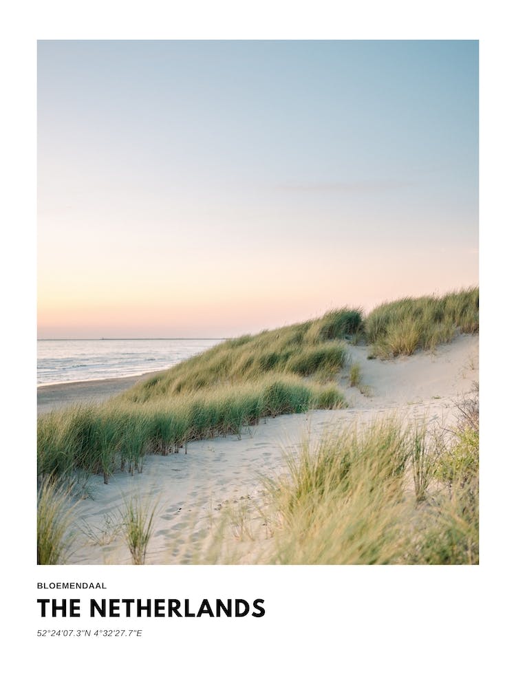 Coordonnées Affiche The Netherlands