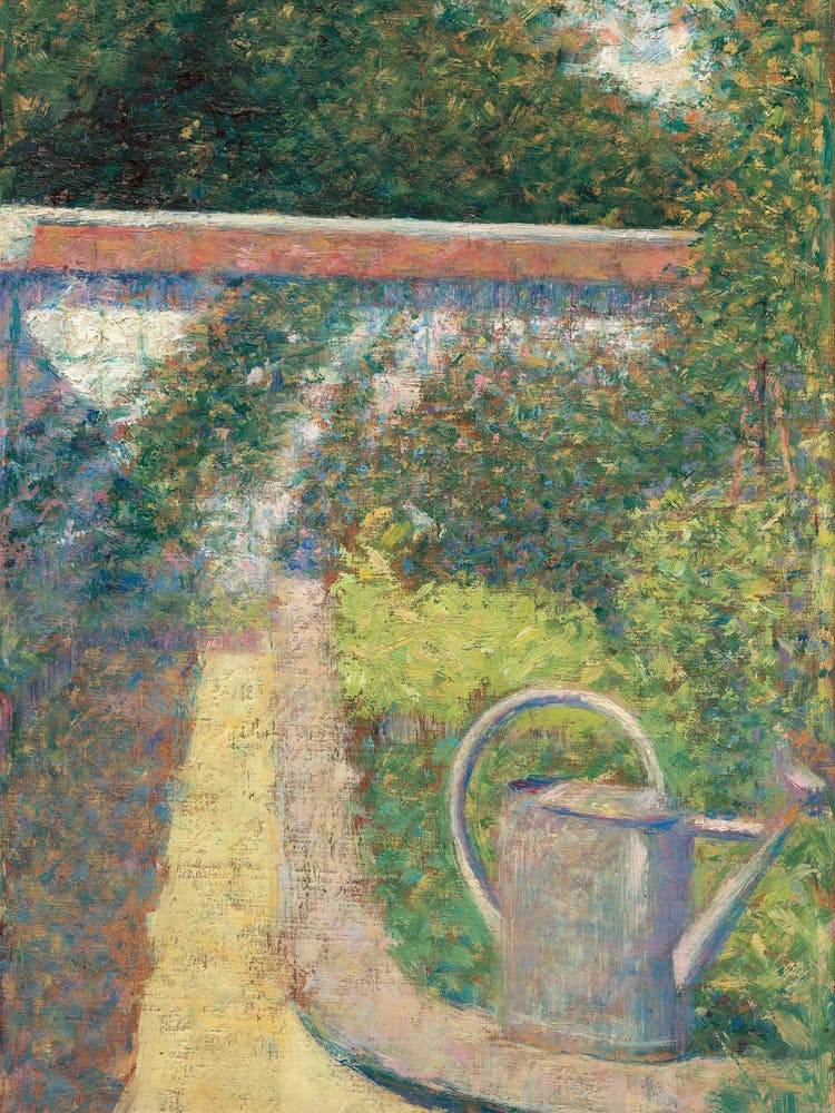 Watering Can In The Garden