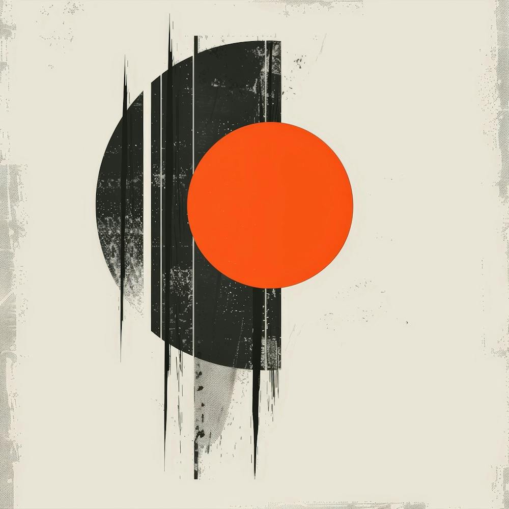 Circle With An Orange Dot