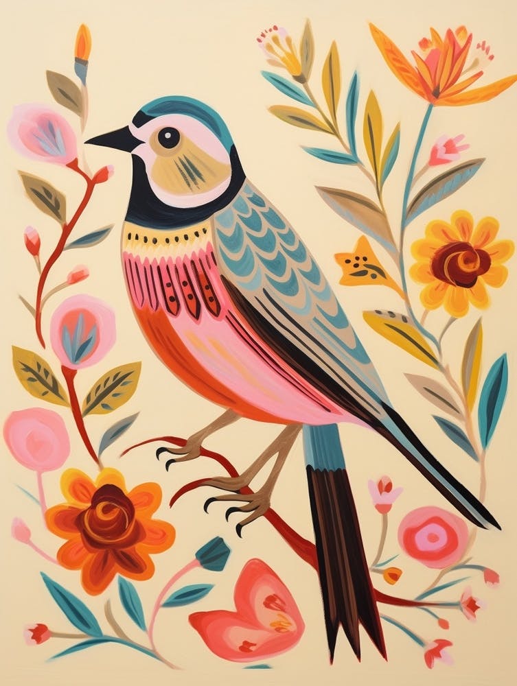 Pink Scandi Sparrow 1