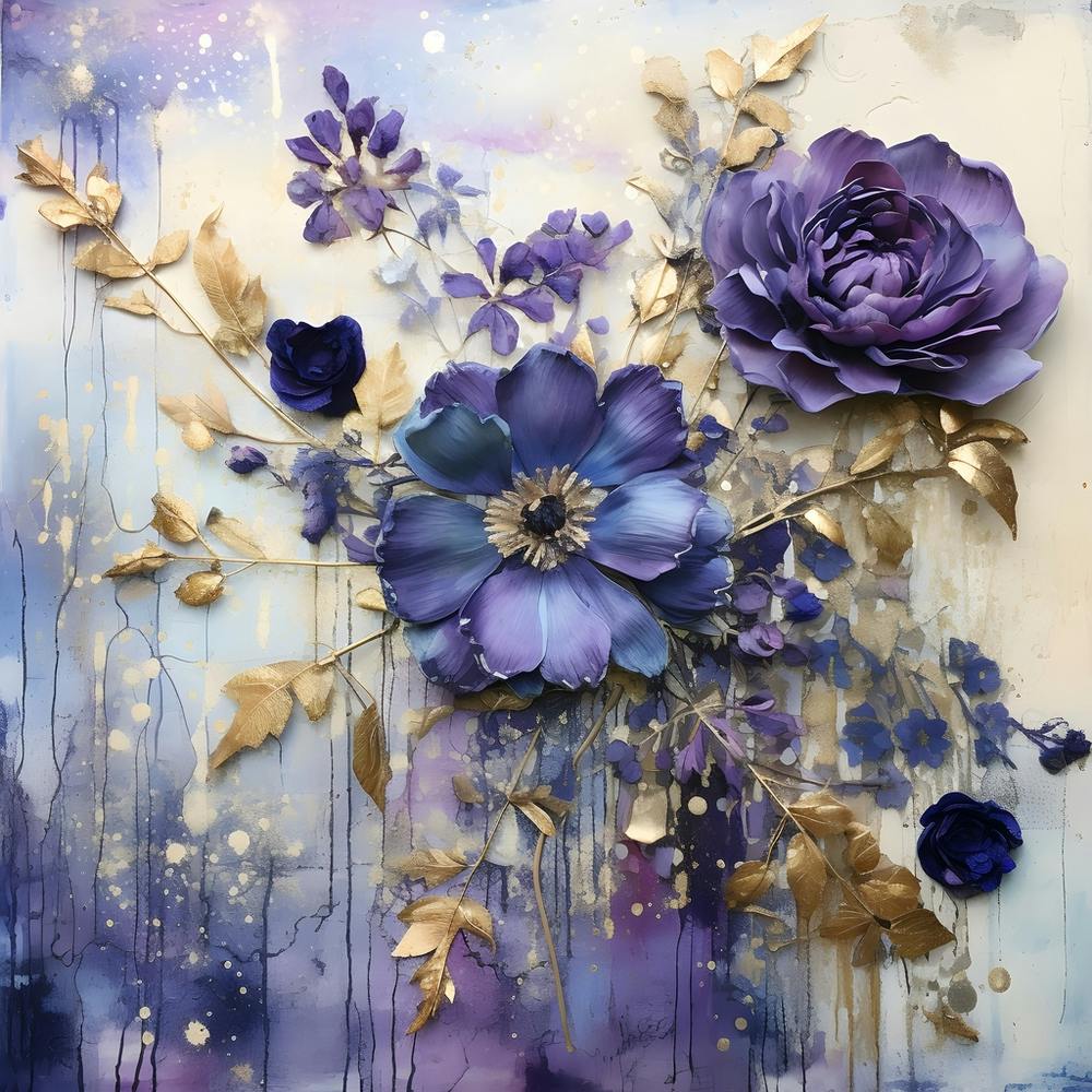 Vintage Moody Flowers 3