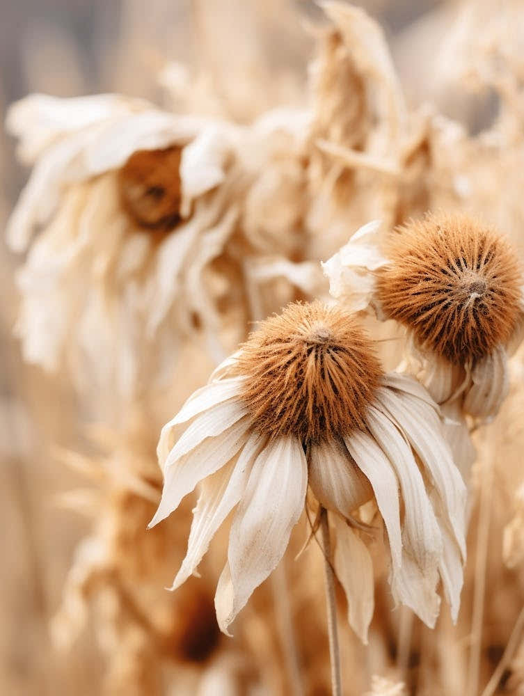 Boho Dried Flowers Sunflower 3