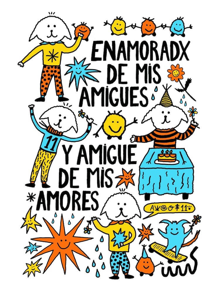 ENAMORADX DE MIS AMIGUES