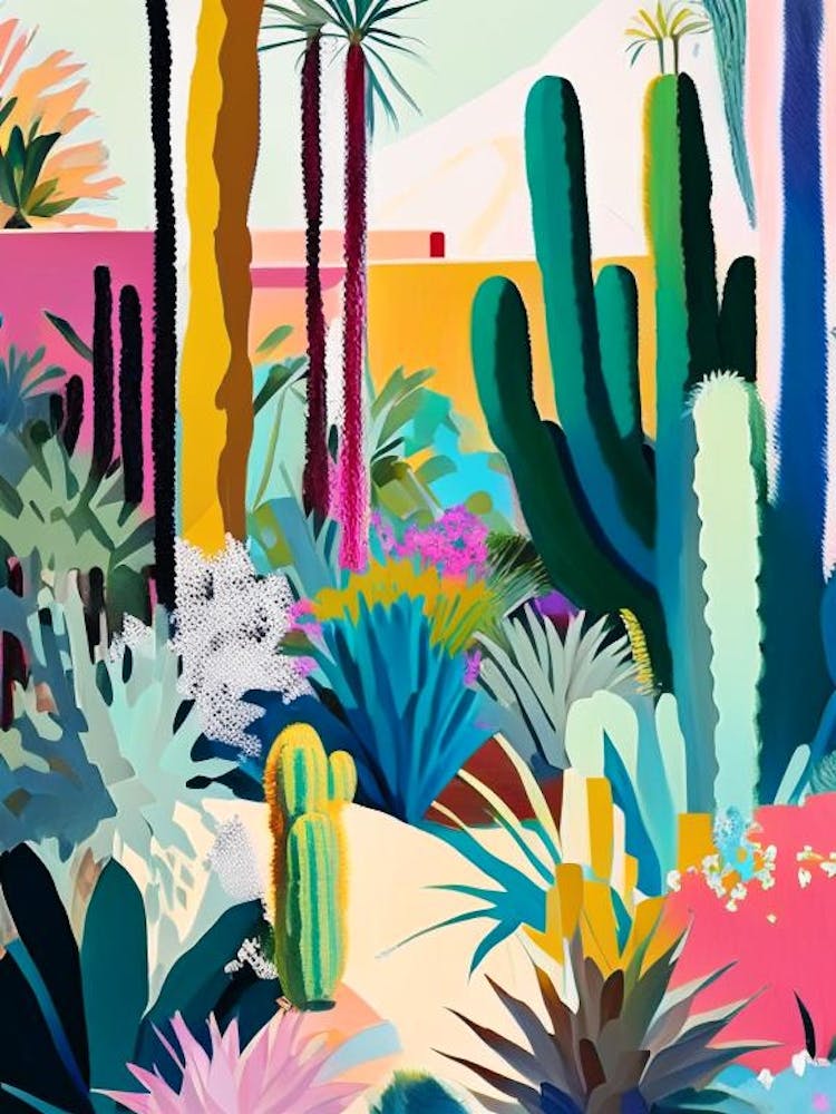 Huntington Desert Garden, Usa Abstract Still Life