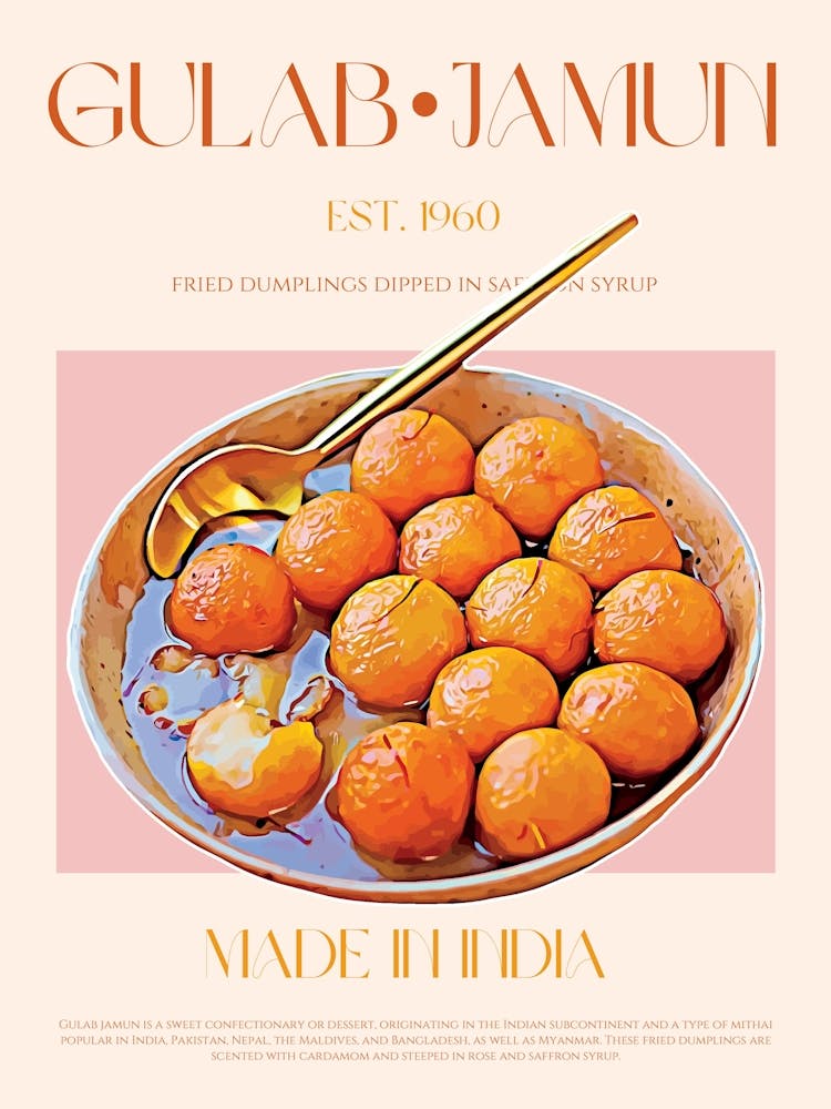 Gulab Jamun Mid Century