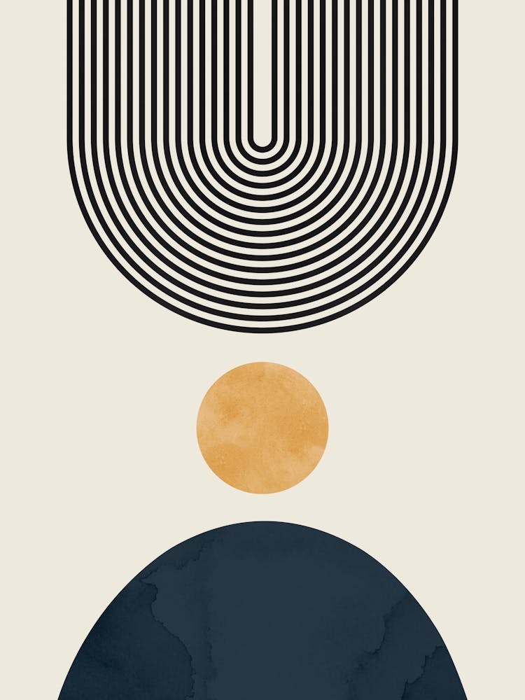 Lines and semicircles 3