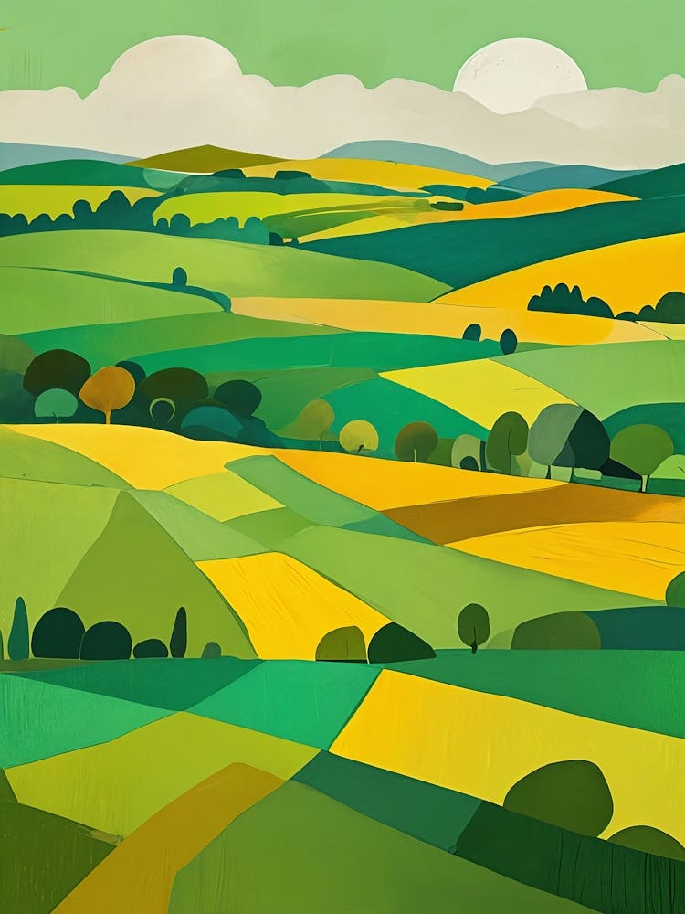 Abstract Irish Countryside no1