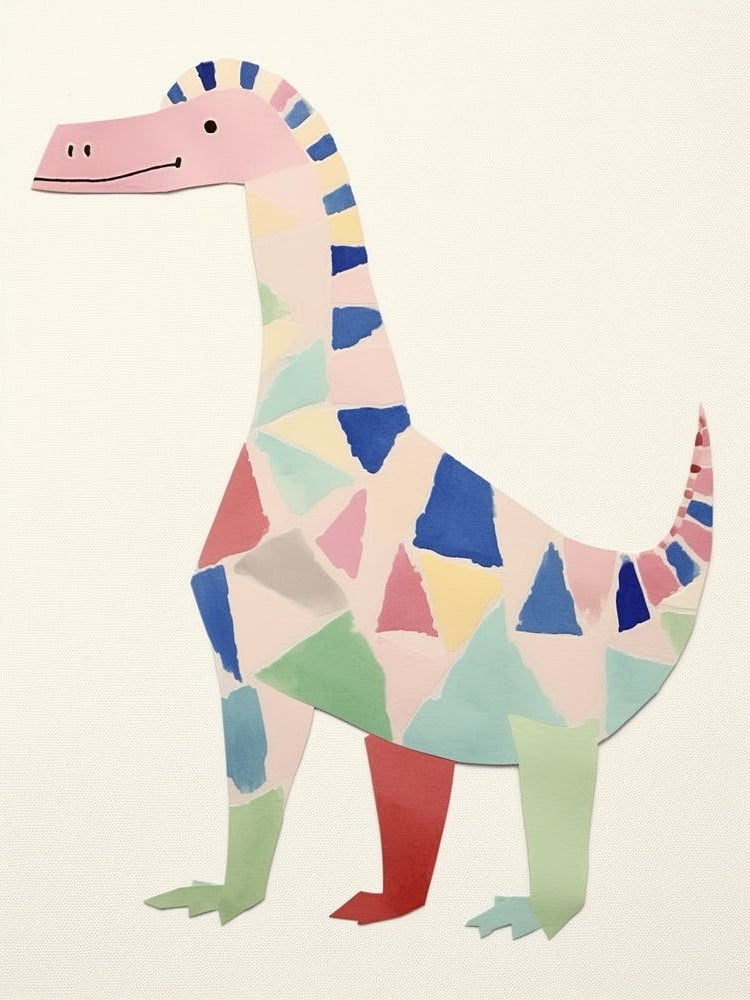 Nursery Dinosaur Art Lambeosaurus
