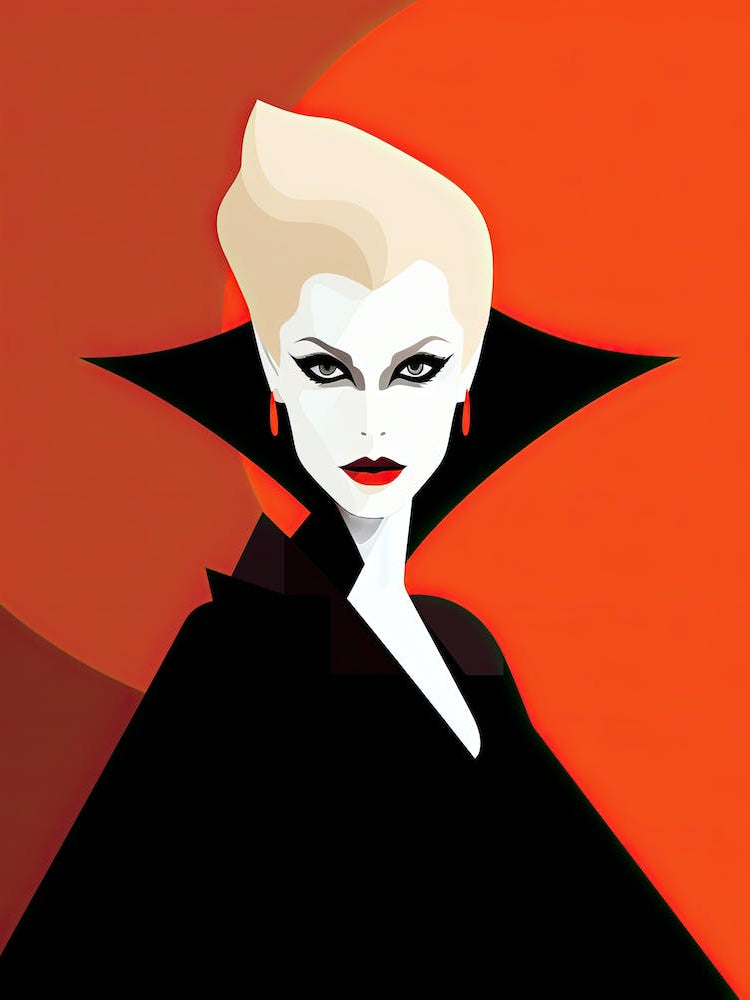 Vampire pop art