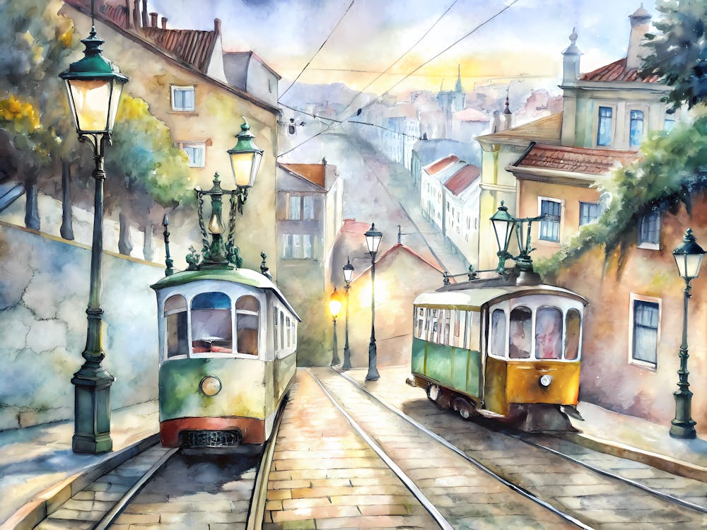 Lisbon Portugal A Vintage