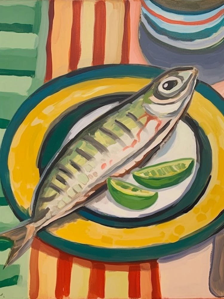 Smelt Italian Still Life Painting