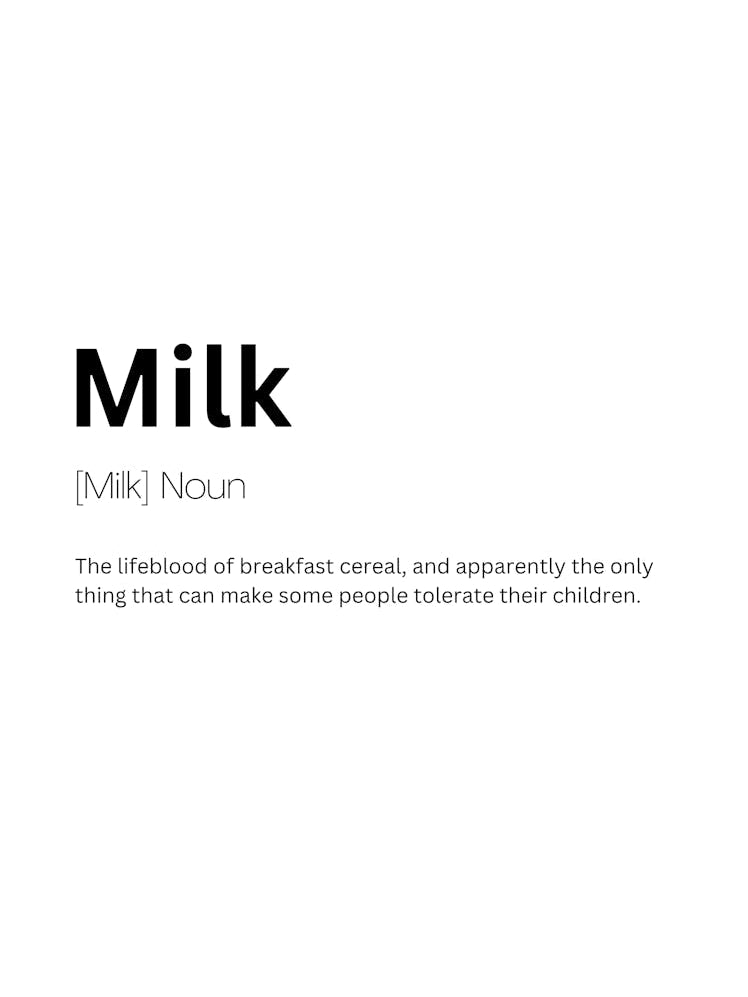 Milk Definition Meaning