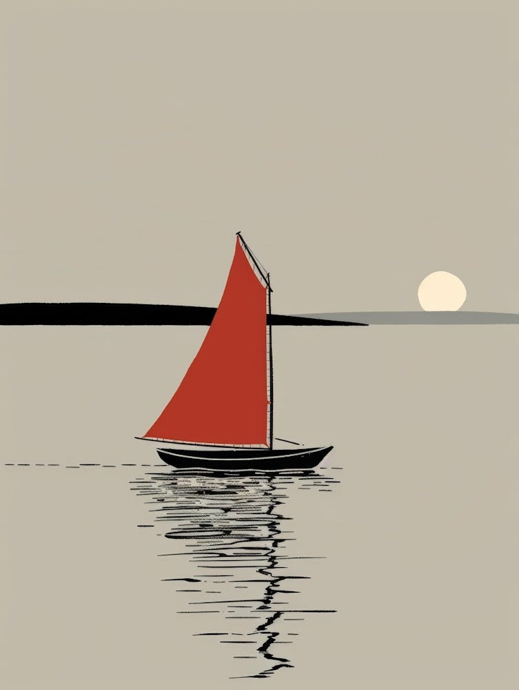 Sailboat At Sunset 31